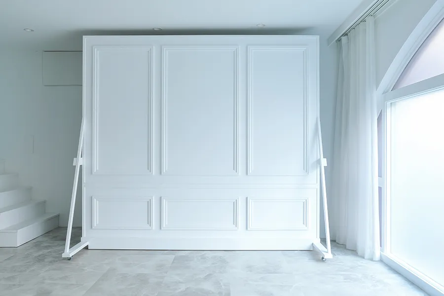 移動式壁（白）